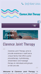 Mobile Screenshot of clarencejointtherapy.com